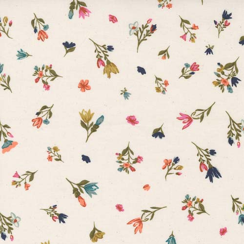 Songbook A New Page - Blessing Flow - Unbleached - small floral on natural