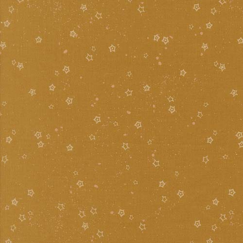 Foraged Found - Stardust - Caramel - cream starflower on gold