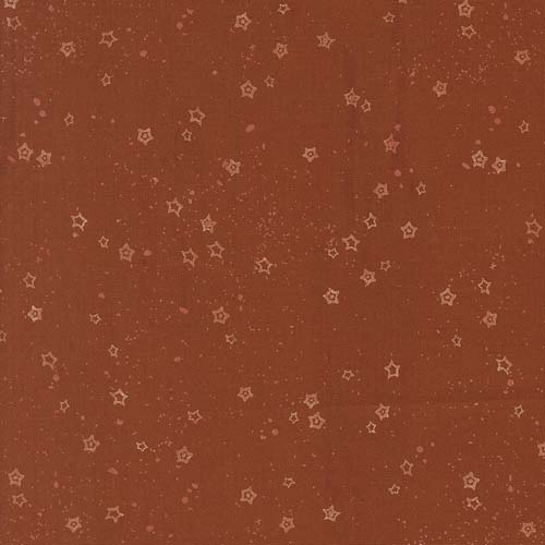 Foraged Found - Stardust - Spice - cream starflower on rust