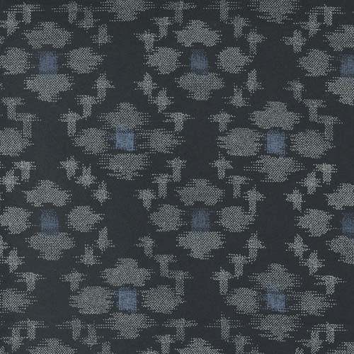 Yukata - Kasuri Neibi - Ikat texture - Dark blue - by Debbie Maddy