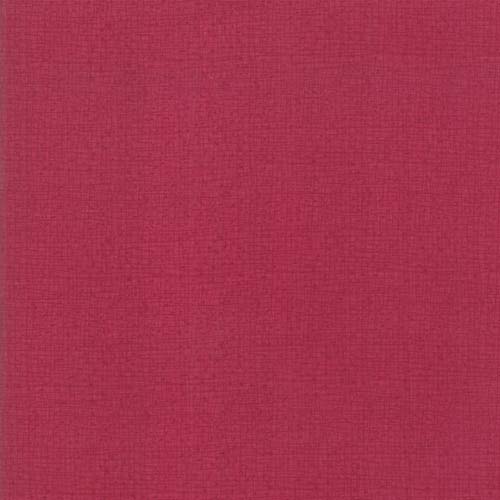 Thatched - Cranberry - dark raspberry red crosshatch