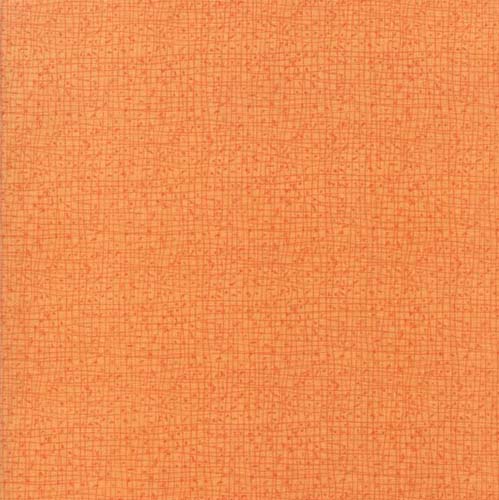 Thatched - Citrus - orange crosshatch