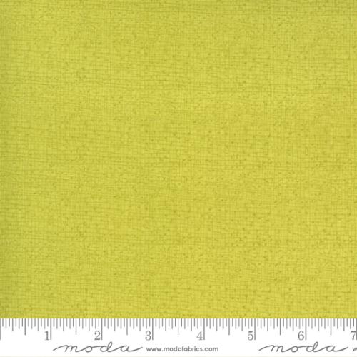Thatched - Sunlit - light yellow green cross hatch
