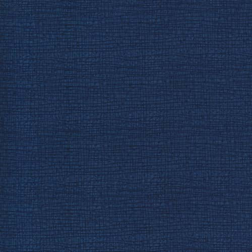 Thatched - Midnight - dark blue with navy crosshatch (Cottage Bleu)