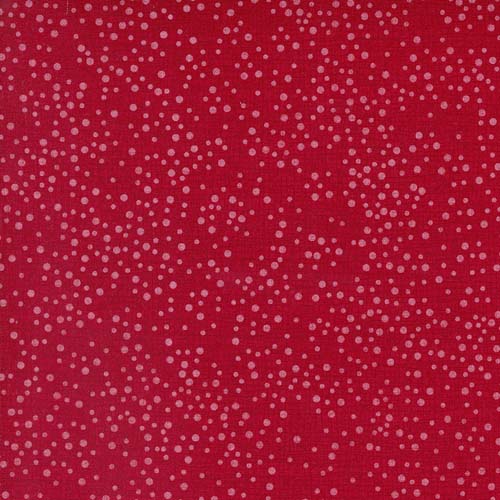 Dotty Thatched- Crimson - red crosshatch with dots