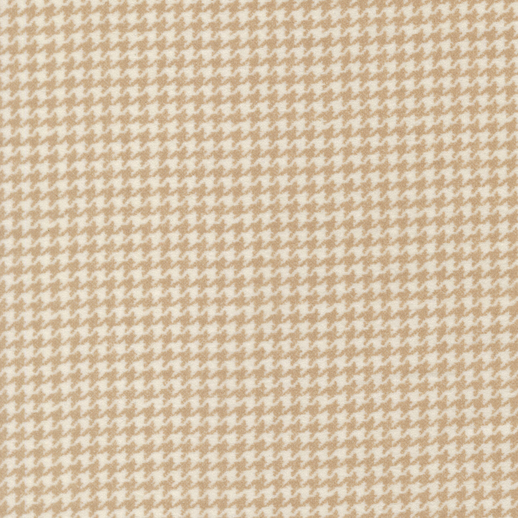 Flannel Gatherings Basics - Houndstooth - Cream
