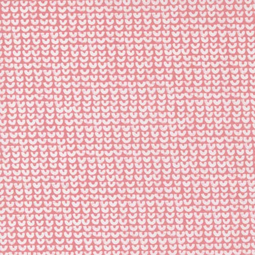 Renew - Half full - Strawberry -  white half circles on pink