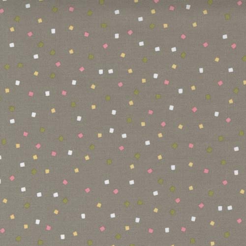 Renew - Confetti - Pebble - multi colored confetti on gray