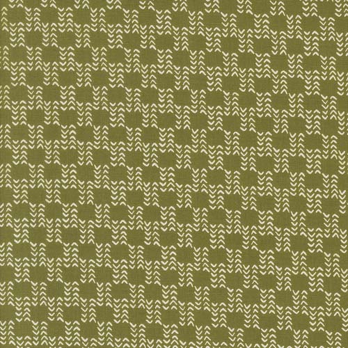 Emmitt and Ivy - Sweater Stripe - Pine - cream & green knit look