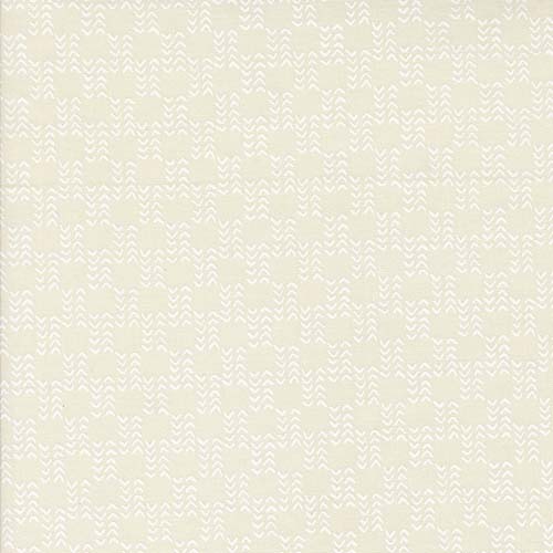 Emmitt and Ivy - Sweater Stripes - Vanilla White - tone on tone knit look