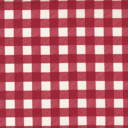 Home Sweet Holidays - BuffaloCheck Plaid - Red/White - medium red and white