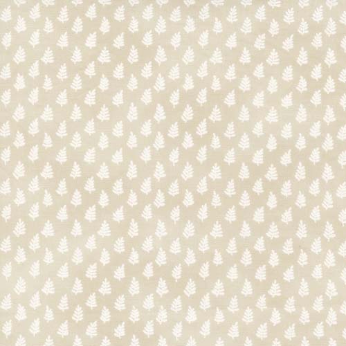 Happiness Blooms - Row of Ferns - Natural - cream ferns on TAN