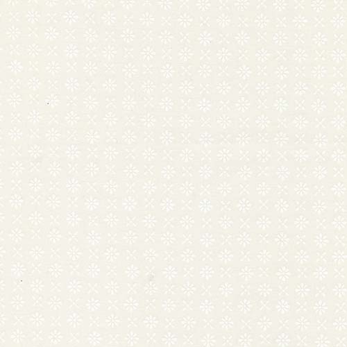 Red White and Bloom - FireworkFlowers - Daisy White - tone on tone geometric