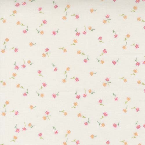 Kindness - Fluttering Flowers- Dogwood - small tossed flowers on cream
