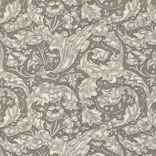 Best of Morris - Ebony Suite - Bachelors Button - Dove/Porcelain- cream&taupe