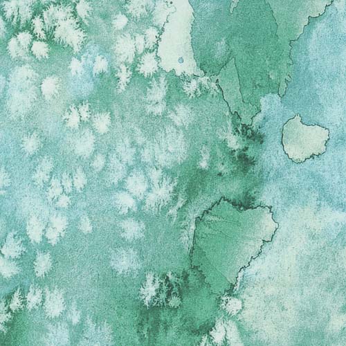 Eufloria - Flow - Jade - green watercolor texture by Create Joy Project