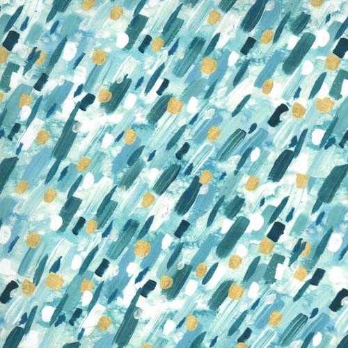Sunshine Soul - Sunlit - Jadeite - shades of aqua brushstrokes by Create J