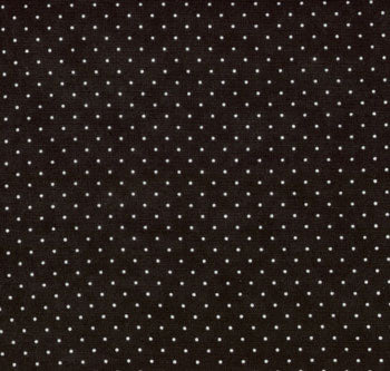 MDA-Essential Dots- Jet Black with white pin dots