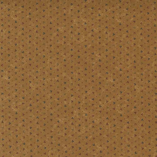 Hope Blooms - Bird Tracks - Daisy - Geometric arrows and dot on gold