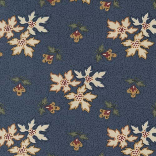Fluttering Leaves - Autumn Leaves - Blue Spruce - Fall leaves on blue