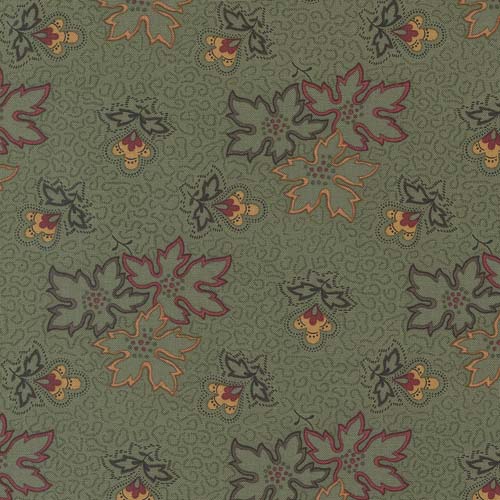Fluttering Leaves - Autumn Leaves - Evergreen - Fall leaves on Green