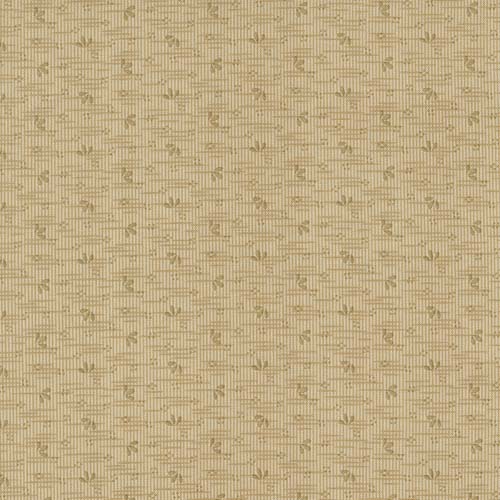 Fluttering Leaves - Petals - Beechwood Tan - small cream tonal