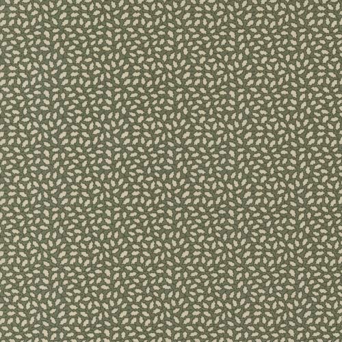 Fluttering Leaves - Petite Leaves - Evergreen - Cream leaf on green