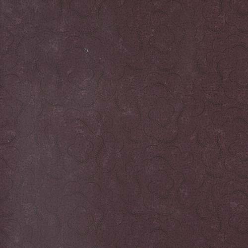 Daisy Lane - Cloudy Skies - Crocus - wavy cloud lines on burgundy/purple