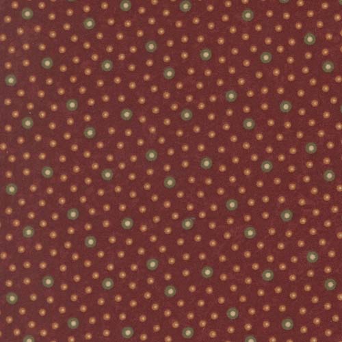 Flannel Season - Rain Drops -Barn Red