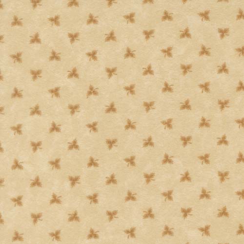 Flannel Season - Little Leaves - Tan Tonal
