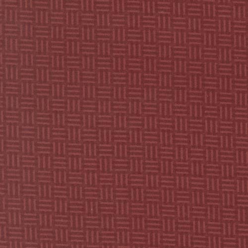 Flannel Season - Basketweave Blender - Barn Red