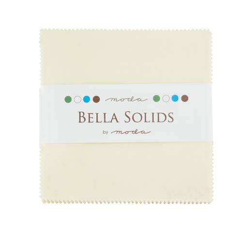 MDA - Bella Solids Charm Pack - Snow