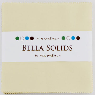 MDA - Bella Solids Charm Pack - Fig Tree Cream 42 5-inch squares