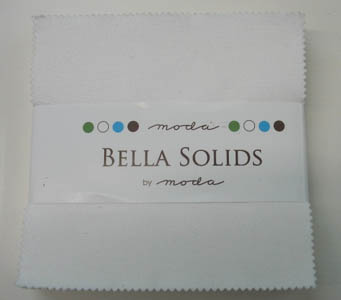 MDA - Bella Solids Charm Pack - White