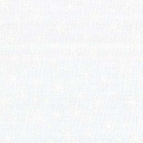 Muslin Mates - Snowflakes - White on white