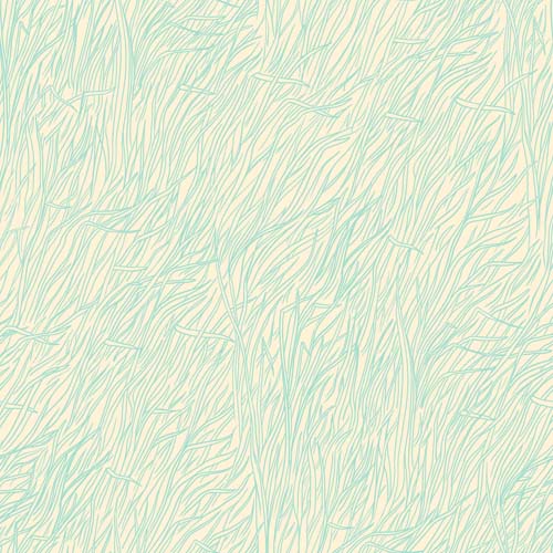 Firefly - Whisper - Frost - aqua grass on cream - Ruby Star Society