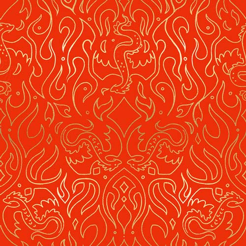 Fireglow Metallic - Scribe - Dark Ruby