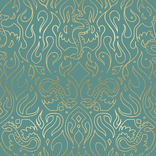 Fireglow Metallic - Scribe - Watercress