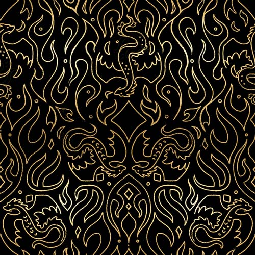 Fireglow Metallic - Scribe - Black