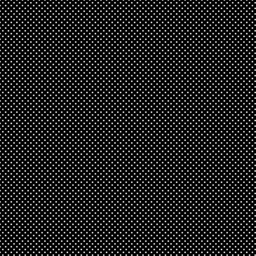 Ooh Lucky Lucky - Mini Dots -Black - tiny white dots on black