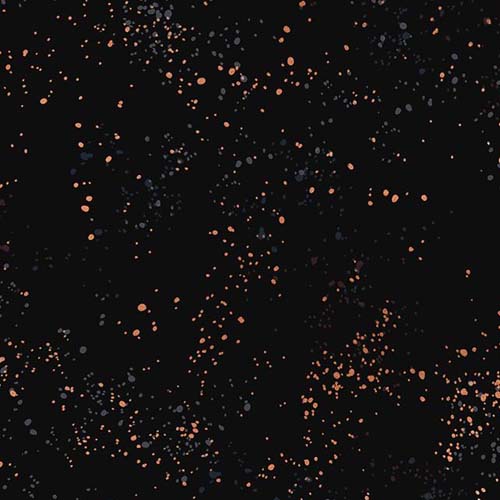 Speckled - Metallic - Black - black w/copper specks - Ruby Star Society