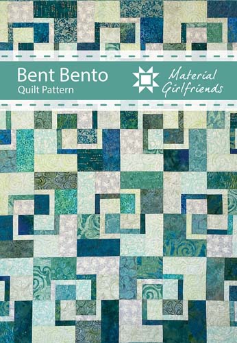 Bent Bento - 51 x 68 - quilt by  Material Girlfriends - MG70