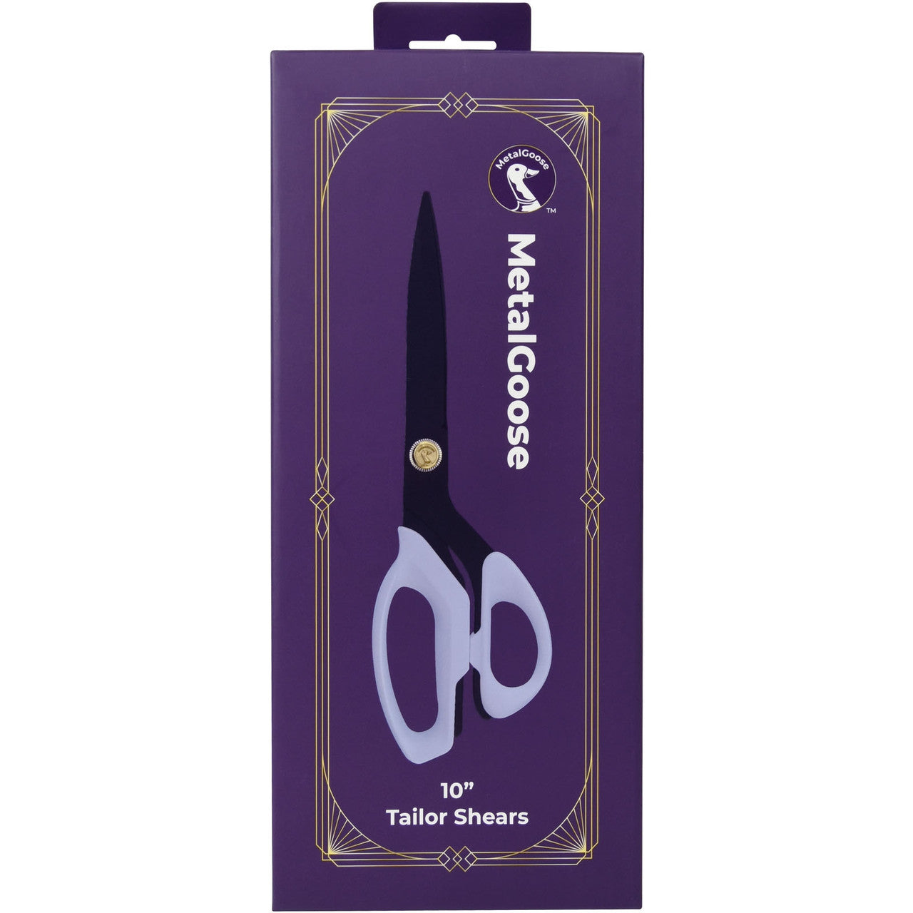 Metal Goose - 10" Tailor Shears  -  Black -  scissors