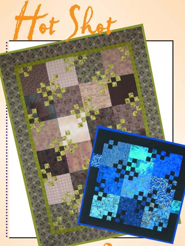 Hot Shot - Maple Island Quilts - muti-size quilt pattern - MIQ139
