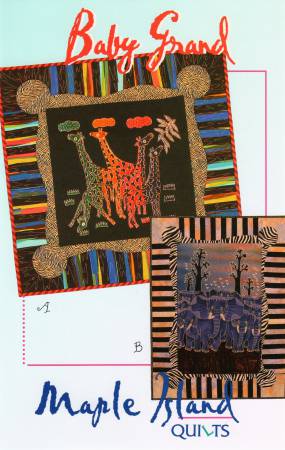 Baby Grand - Curved Border Patterns to Use With Panels-26" x 26" or 27" x 3
