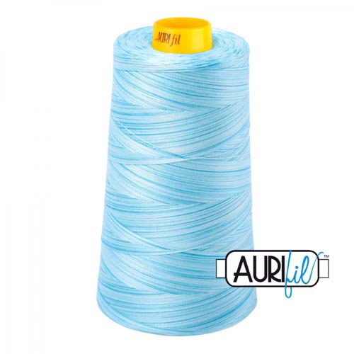 Cotton Mako Thread 40wt 3-ply 3000M Aurifil - 4663 Baby Blue Eyes