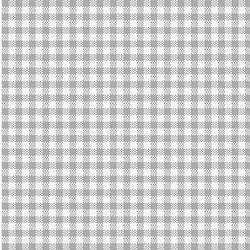Sunflower Festival - Checkered - Gray - gray and white gingham check