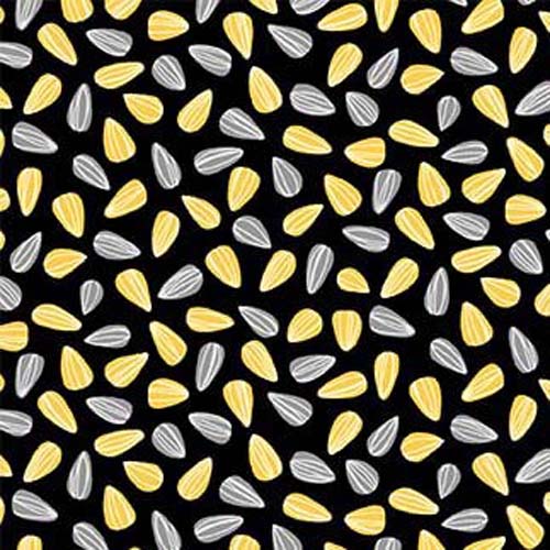 Sunflower Festival - Sunflower Seeds - Black - yellow & gray seeds on black