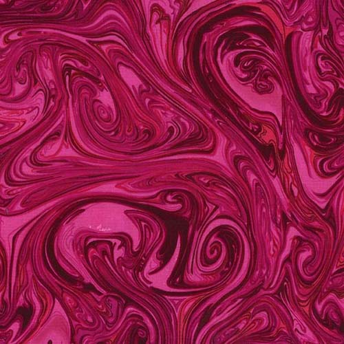 Marble - Magenta - deep pink light and dark marbleized swirls