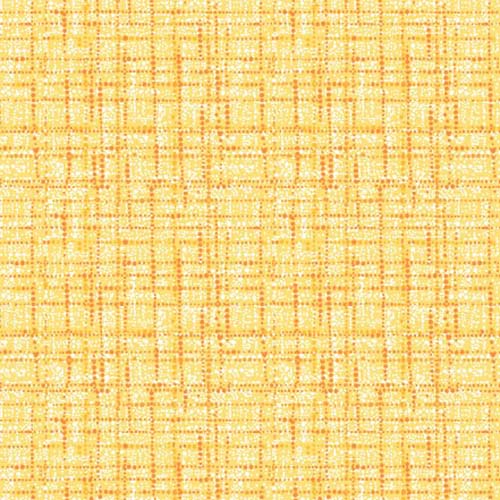 Coco - Marigold - Yellow tweed texture with light & dark orange accents
